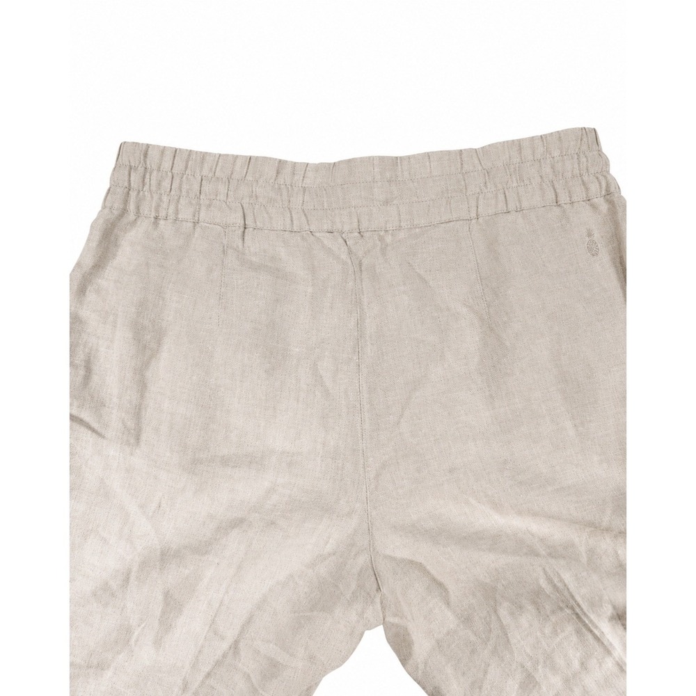 Tommy Bahama 100% Linen Pull On Pants Womens Medium Natural Tan Pockets Summer - Picture 8 of 14